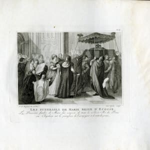 Les Funerails de Marie reine d'Ecosse (The Funeral of Mary Queen of Scots) by Antonio Zecchin 