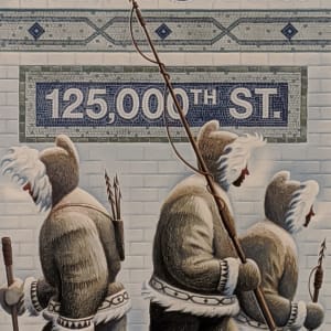 New Yorker - Eskimos at 125th Street* by Eric Drooker