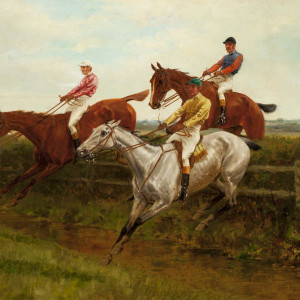 Steeplechase (set of 4) by Thomas Blinks