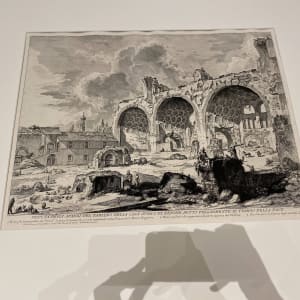 Veduta degli avanzi del Tablino della Casa Aurea di Nerone, detti volgarmente il Tempio della Pace by Giovanni Battista Piranesi 