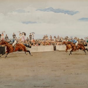 The Ascot Stakes, 1921 by Issac James Cullin