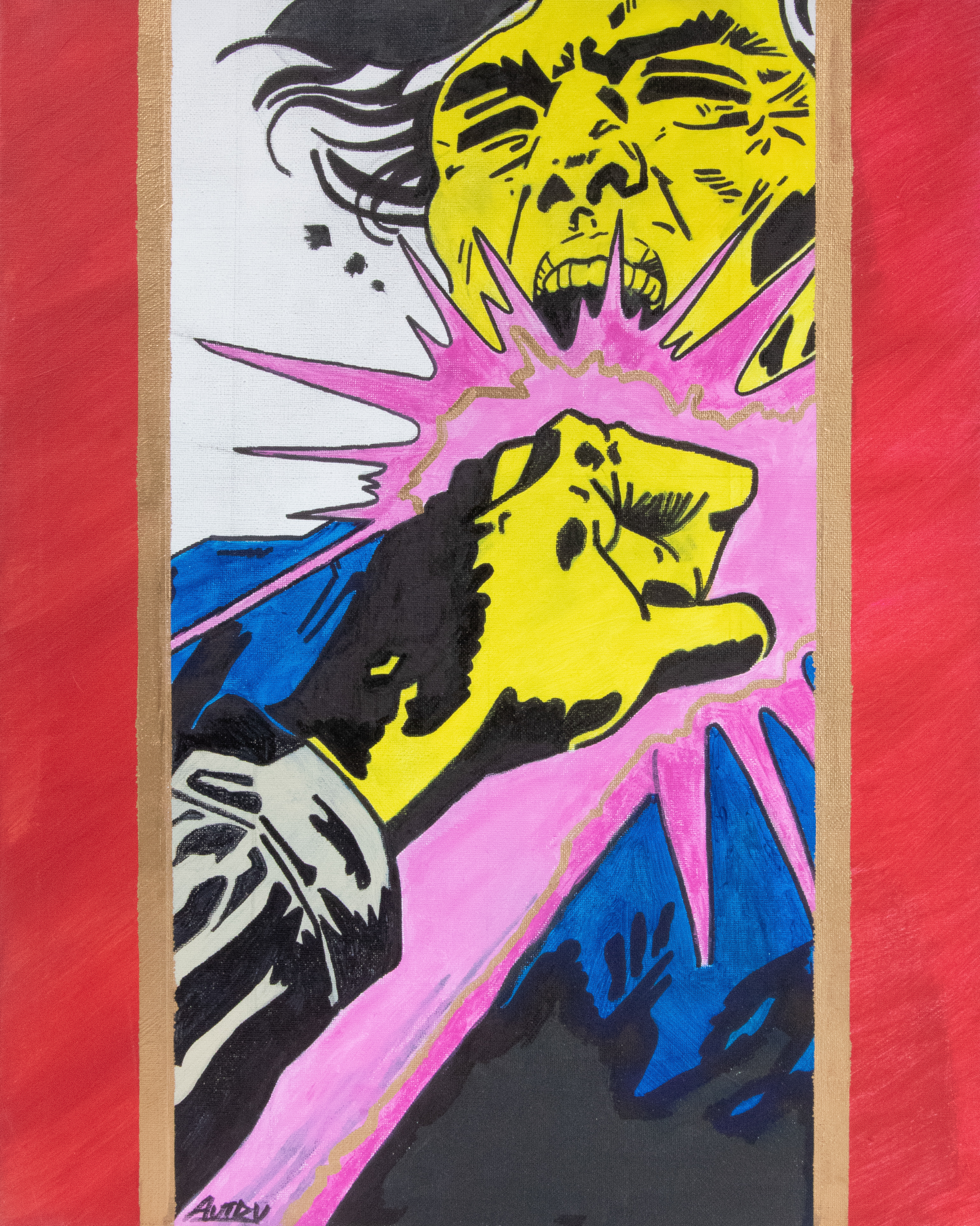 Punching Andy Warhol