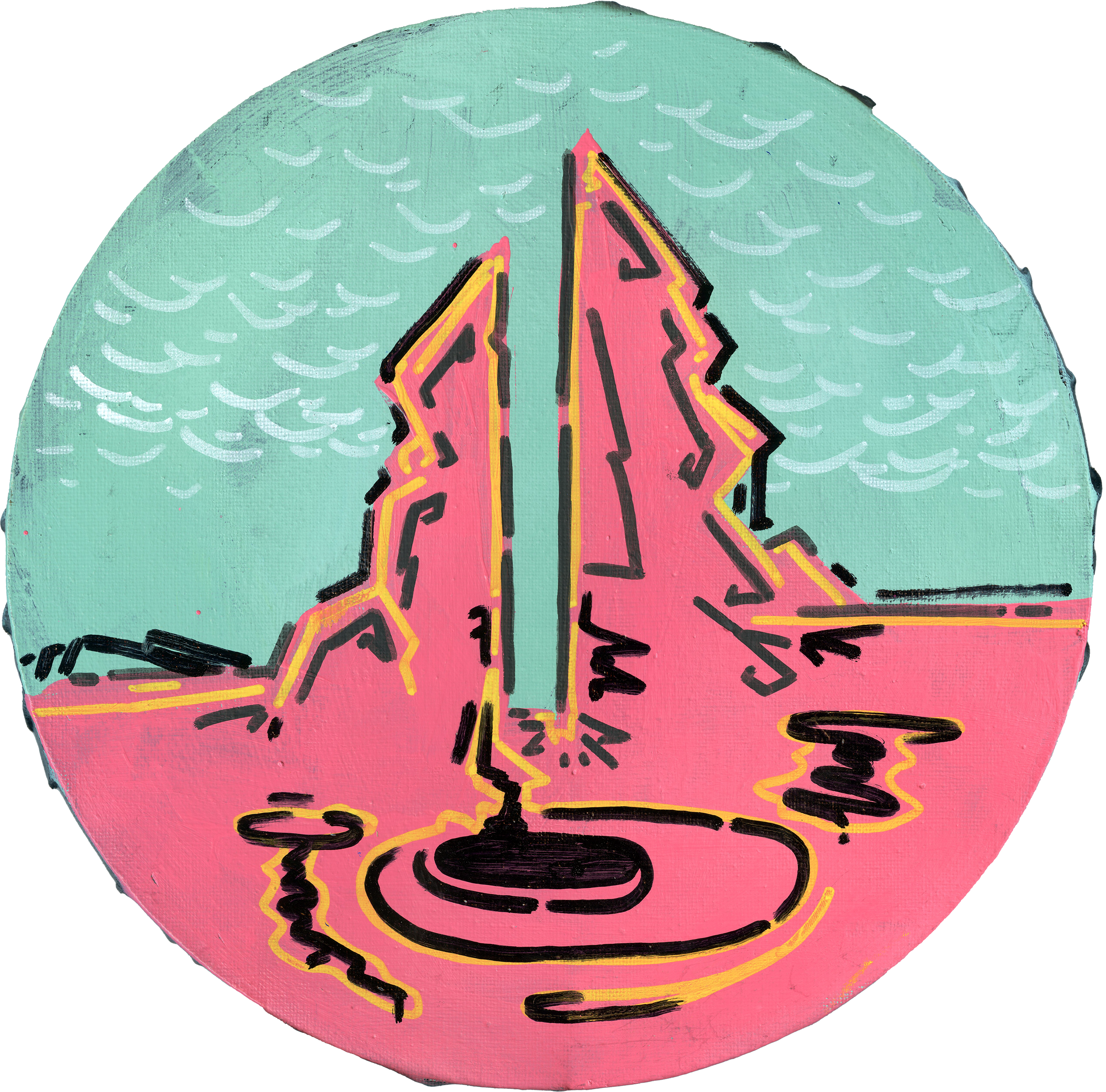Silurian Duel of Peaks
