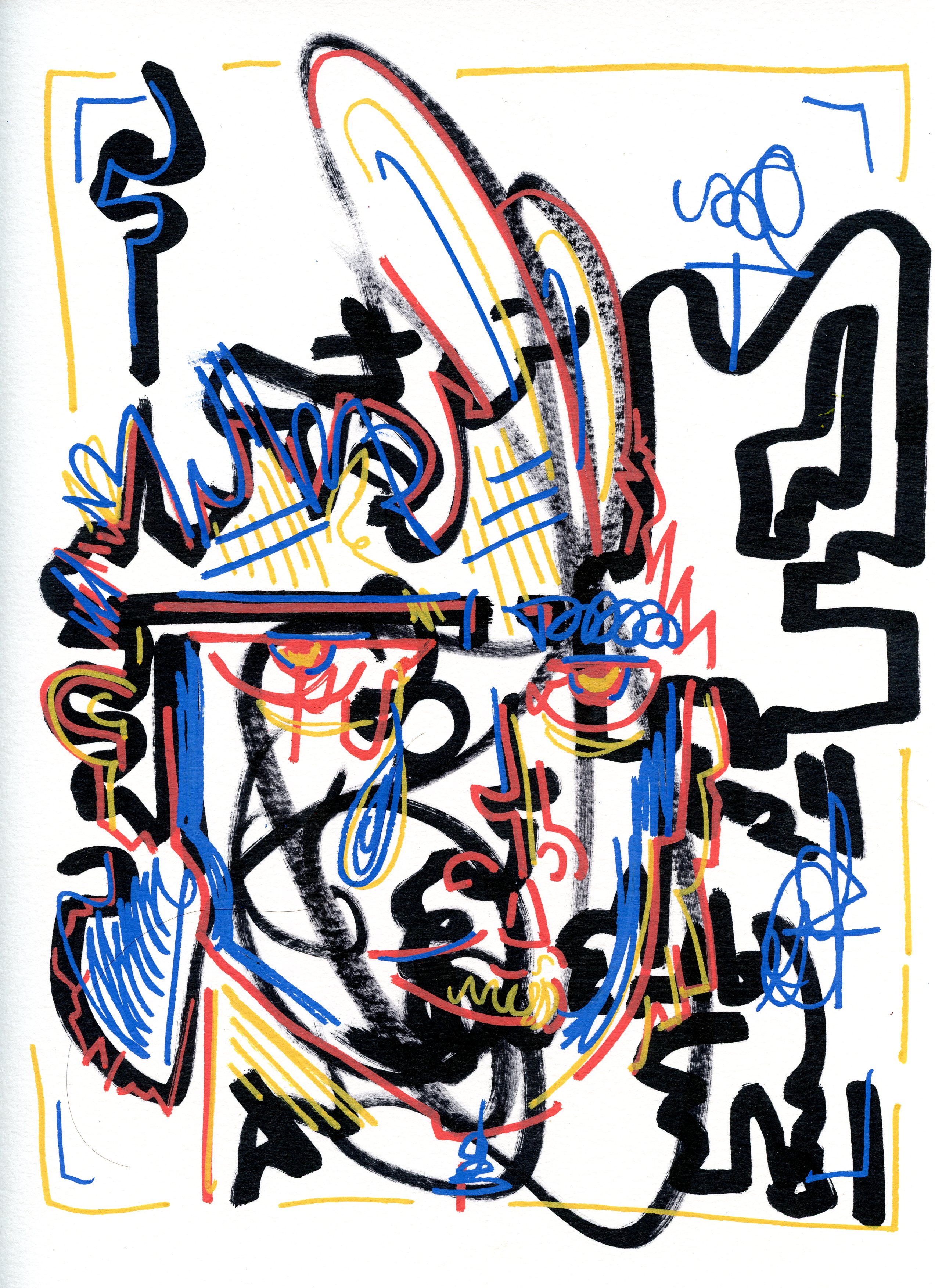 Mind while watching Pollock
