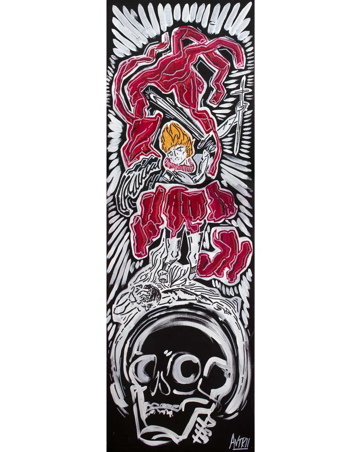Saint Michael The Archangel Casting The Satan From Heaven - After Claudio Coello