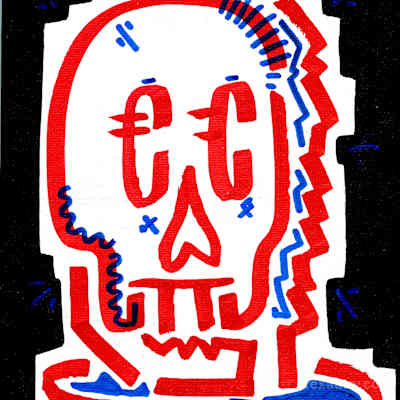 Skull With Tears